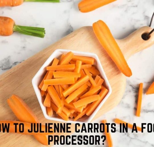 How to Julienne Carrots in a Food Processor